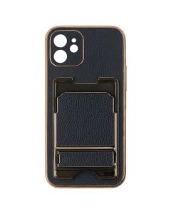 Чехол-накладка для iPhone 12 Gold серии Черный (Black)