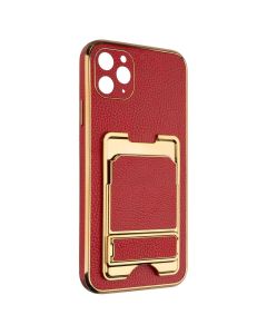 Чехол накладка для iPhone 11 Pro Max Gold Серия Красная (Red)
