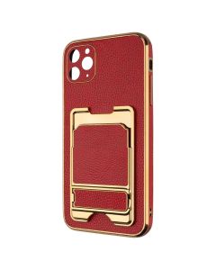 Чехол накладка для iPhone 11 Pro Max Gold Серия Красная (Red)