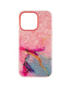 Чехол накладка для iPhone 13 Pro Mramor Case Красный (Red)