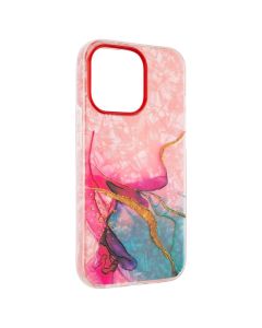 Чехол накладка для iPhone 13 Pro Mramor Case Красный (Red)