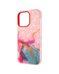 Чехол накладка для iPhone 13 Pro Mramor Case Красный (Red)