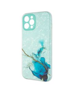 Чохол-накладка для iPhone 12 Pro Max Mramor Case Зелена (Green)
