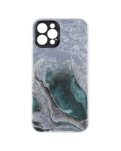Чохол накладка для iPhone 12 Pro Mramor Case Чорна (Black)