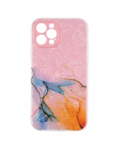 Чохол накладка для iPhone 12 Pro Mramor Case Рожева (Pink)