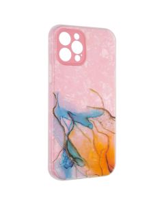Чохол накладка для iPhone 12 Pro Mramor Case Рожева (Pink)
