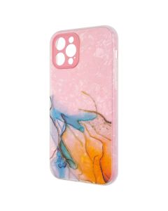 Чохол накладка для iPhone 12 Pro Mramor Case Рожева (Pink)