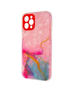 Чохол накладка для iPhone 12 Pro Mramor Case Червона (Red)