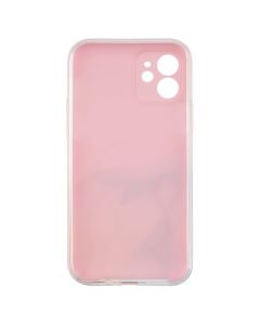 Чехол накладка для iPhone 12 Mramor Case Розовый (Pink)