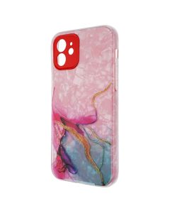 Чохол накладка для iPhone 12 Mramor Case Червона (Red)