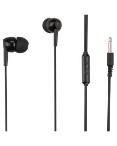 Навушники з мікрофоном XO EP37 in-ear earphones Чорні (Black)