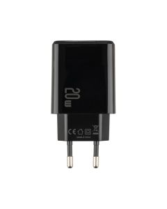 Зарядное устройство Usams T40 Digital Display USB-A/Type-C QC&DP3.0 20W 3A Черный