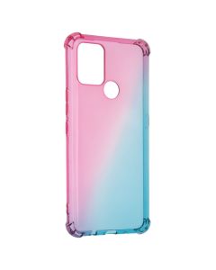 Чохол накладка для TECNO Pova WAVE Shine Синя Рожева (Blue Pink)