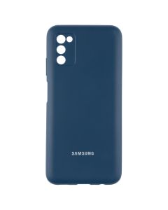 Чохол накладка для Samsung A03s Soft Case Синя (Blue)