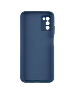 Чохол накладка для Samsung A03s Soft Case Синя (Blue)