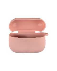 Чохол для навушників AirPods DM з карабіном Рожевий (Light Pink)