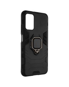 Чохол накладка для Xiaomi Redmi Note 9 4G Transformer Ring Чорна (Black)