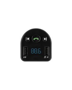 Fm-Модулятор XO BCC-01 3.1A/2 USB Bluetooth Чорний