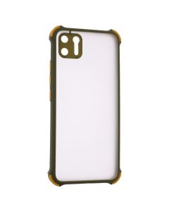 Чехол накладка для Realme C11 Armor Frame Зелёный (Green)